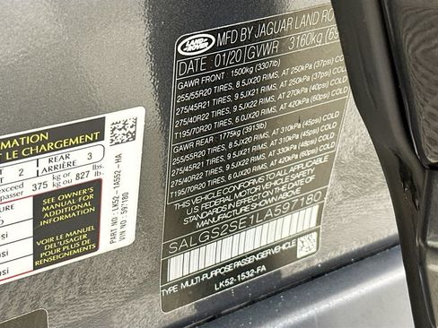 Used 2020 Land Rover Range Rover HSE AWD/4WD image 32