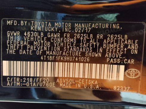 Used 2017 Toyota Camry SE image 33