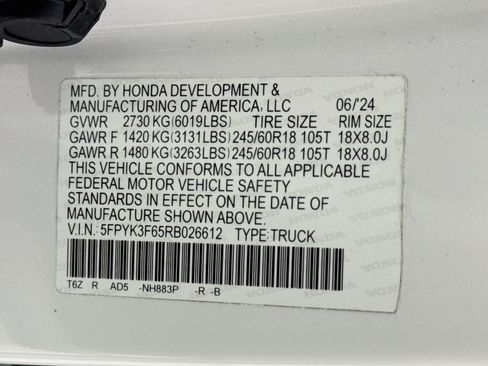 Used 2024 Honda Ridgeline TrailSport image 34