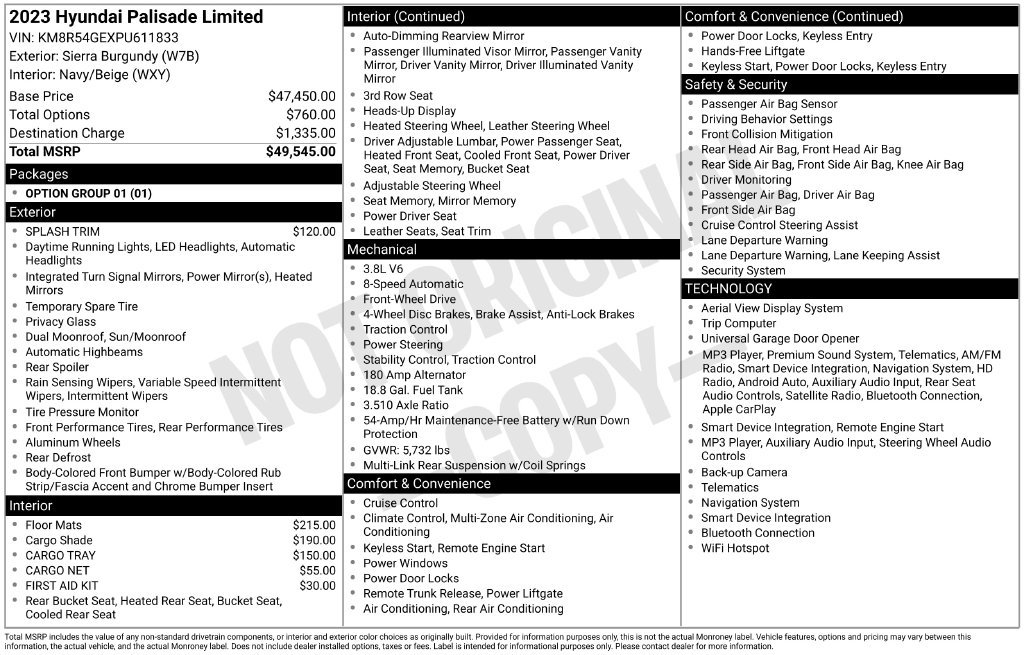 Certified 2023 Hyundai Palisade Limited FWD image 5