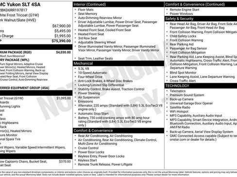 Used 2024 GMC Yukon SLT w/ SLT Premium Package AWD/4WD image 37