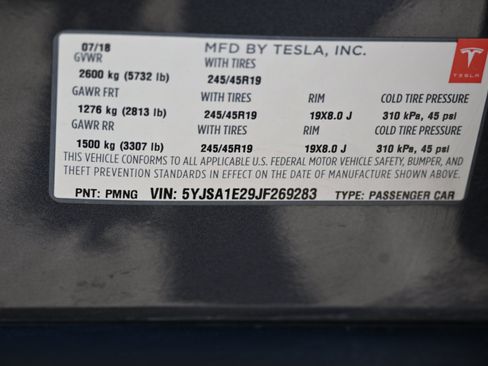 Used 2018 Tesla Model S 75D AWD/4WD image 19