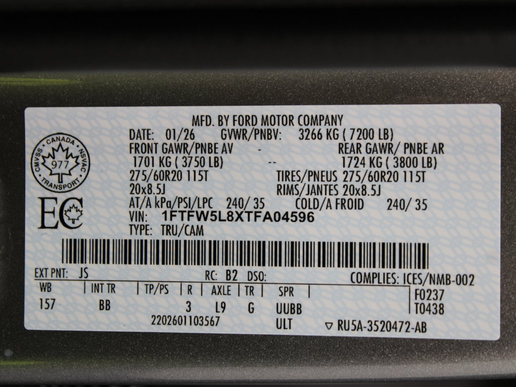 Used 2026 Ford F150 Lariat w/ Bed Utility Package AWD/4WD image 80