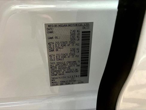 New 2025 Nissan Murano SL w/ Cargo Package image 43