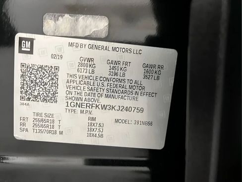 Used 2019 Chevrolet Traverse LS w/ LPO, Blackout Package FWD image 10