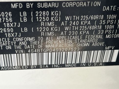 Used 2025 Subaru Outback Touring XT AWD/4WD image 28