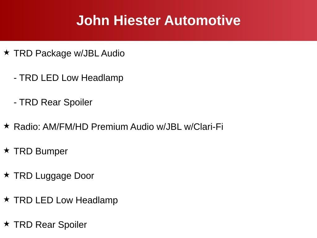 Used 2021 Toyota Camry TRD w/ TRD Package w/JBL Audio FWD image 4
