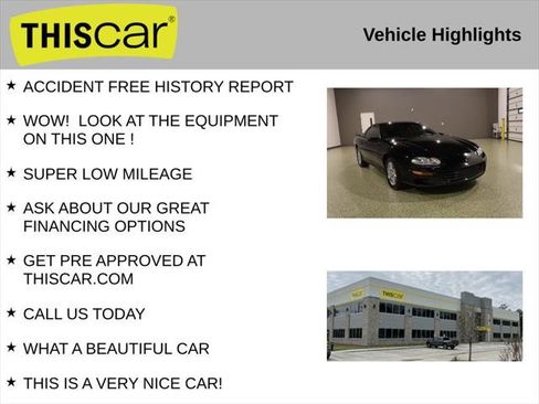 Used 2002 Chevrolet Camaro Z28 w/ Preferred Equipment Group 2 RWD image 10