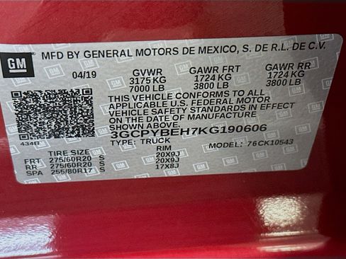 Used 2019 Chevrolet Silverado 1500 Custom w/ Custom Value Package image 12