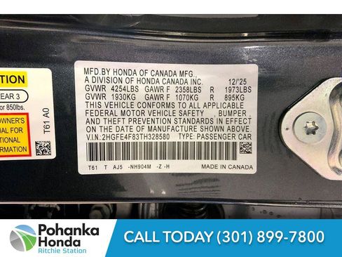 New 2026 Honda Civic Sport Touring image 21