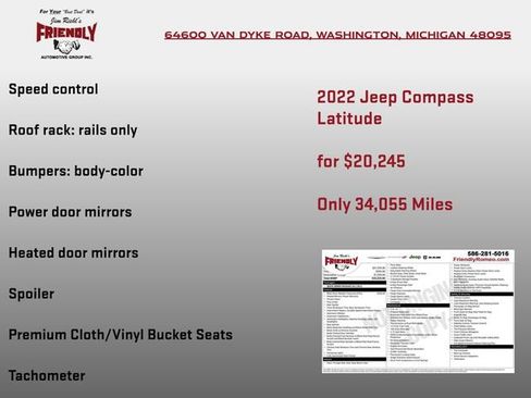 Used 2022 Jeep Compass Latitude image 7
