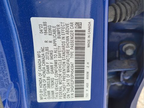 Certified 2023 Honda Civic Sport image 23