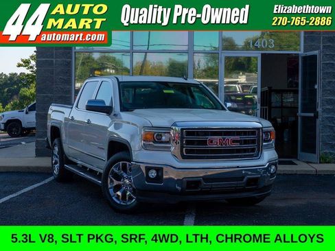 Used 2014 GMC Sierra 1500 SLT w/ SLT Crew Cab Value Package AWD/4WD image 1