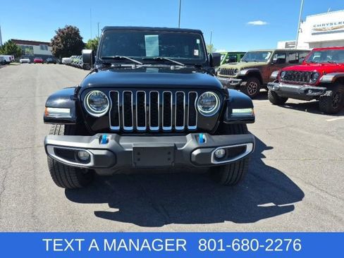 Used 2023 Jeep Wrangler Unlimited Sahara w/ Cold Weather Group AWD/4WD image 2