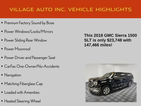 Used 2018 GMC Sierra 1500 SLT AWD/4WD image 14