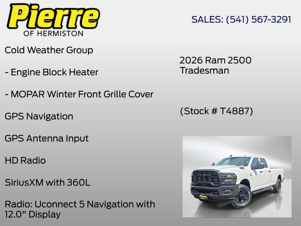 New 2026 RAM 2500 Tradesman AWD/4WD image 30