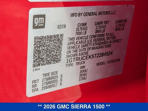 New 2026 GMC Sierra 1500 Elevation w/ Elevation Select Package AWD/4WD image 35