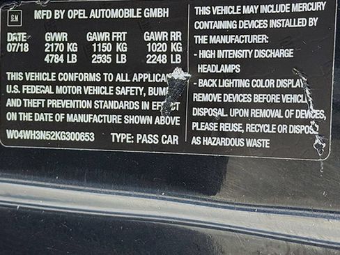 Used 2019 Buick Cascada Premium FWD image 35