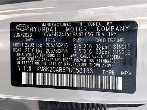 Certified 2023 Hyundai Kona SE w/ Cargo Package AWD/4WD image 32