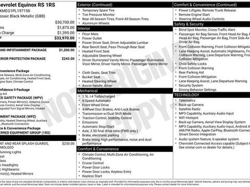 Used 2023 Chevrolet Equinox RS FWD image 31