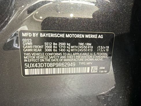 Certified 2023 BMW X4 M40i w/ Parking Assistance Package image 12