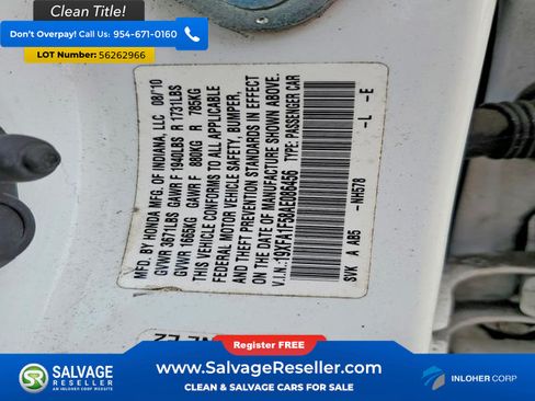Used 2010 Honda Civic LX image 16