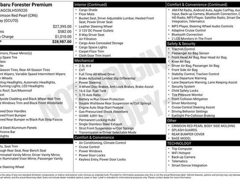 Used 2020 Subaru Forester Premium image 9