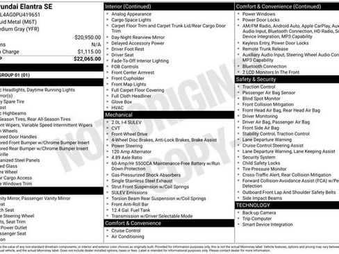 Used 2023 Hyundai Elantra SE FWD image 3