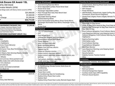 Certified 2024 Buick Encore GX Avenir w/ Avenir Convenience Package image 7