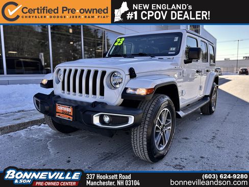 Certified 2023 Jeep Wrangler Sahara w/ Cold Weather Group image 1