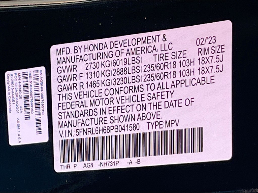 Used 2023 Honda Odyssey EX-L image 33