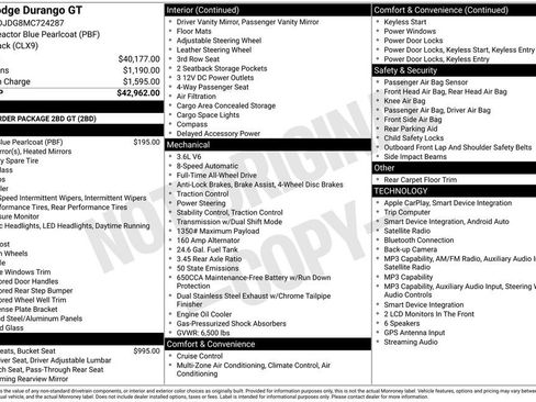 Used 2021 Dodge Durango GT AWD/4WD image 6