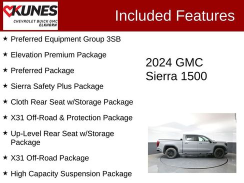 Used 2024 GMC Sierra 1500 Elevation w/ Elevation Premium Package AWD/4WD image 2