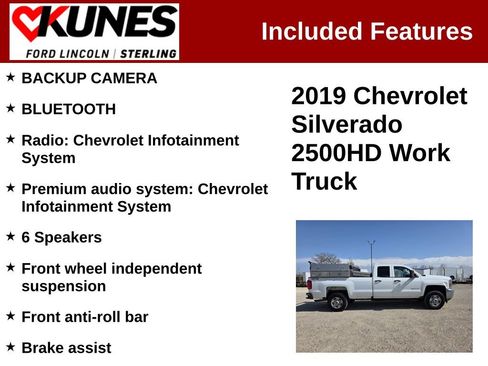 Used 2019 Chevrolet Silverado 2500 W/T w/ WT Convenience Package AWD/4WD image 2