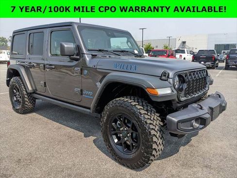 Certified 2025 Jeep Wrangler Unlimited Sport S 4xe AWD/4WD image 7