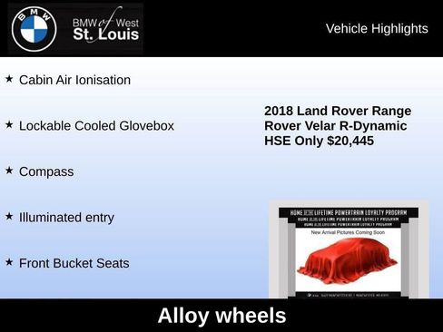 Used 2018 Land Rover Range Rover Velar R-Dynamic HSE image 40