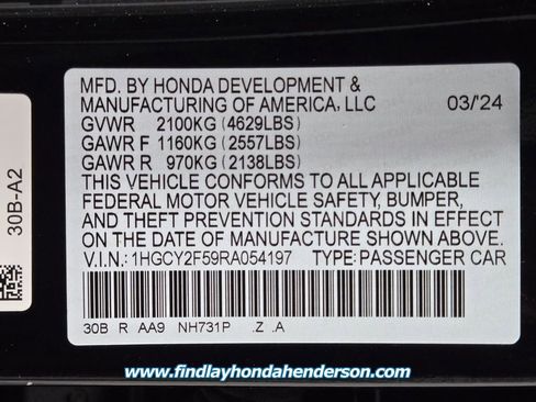 Certified 2024 Honda Accord Sport image 14
