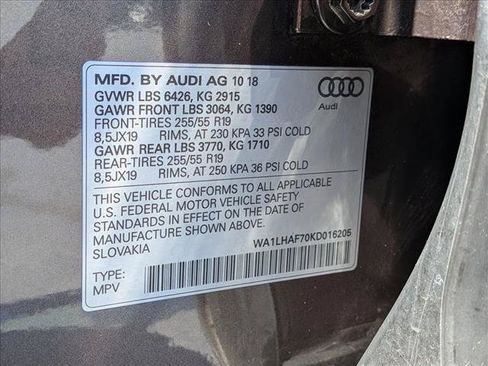 Used 2019 Audi Q7 2.0T Premium Plus w/ Premium Plus Package AWD/4WD image 27