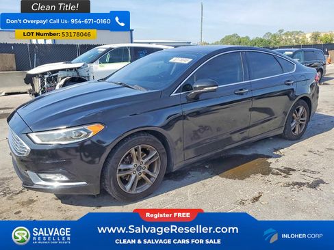 Used 2018 Ford Fusion SE w/ Fusion SE Technology Package FWD image 1
