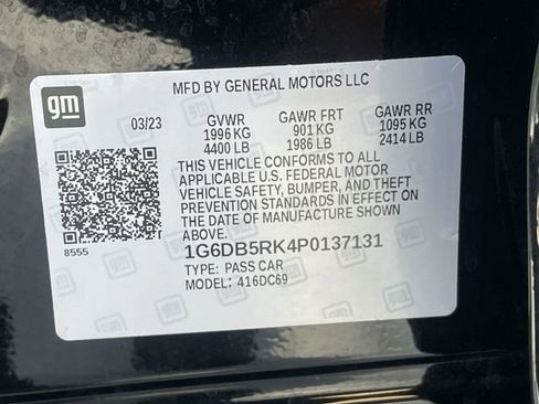 Certified 2023 Cadillac CT4 Premium Luxury RWD image 34