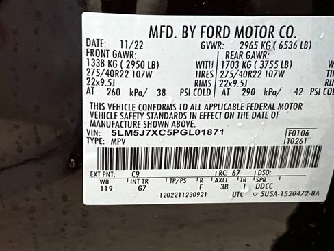 Used 2023 Lincoln Aviator Reserve w/ Equipment Group 201A image 33