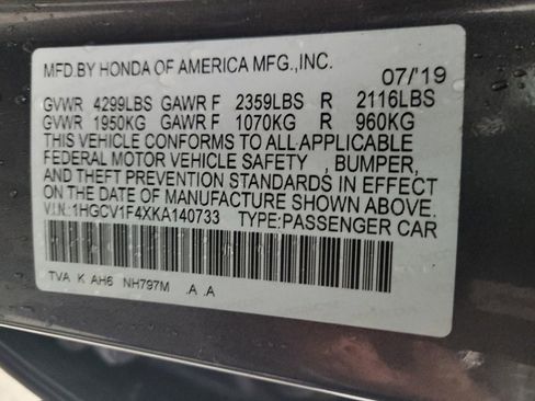 Used 2019 Honda Accord EX image 33