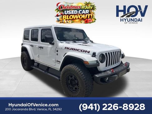 Used 2022 Jeep Wrangler Unlimited Rubicon w/ Steel Bumper Group AWD/4WD image 1