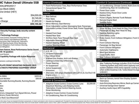 Used 2023 GMC Yukon Denali Ultimate AWD/4WD image 5