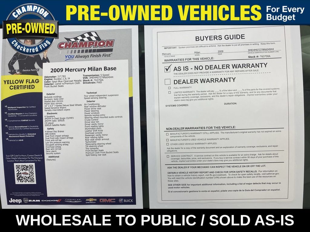 Used 2009 Mercury Milan FWD image 36