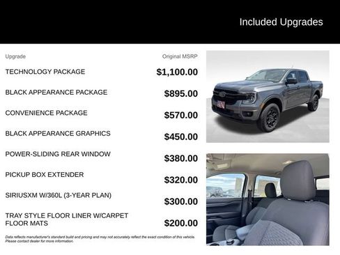 New 2026 Ford Ranger XLT w/ Technology Package AWD/4WD image 5