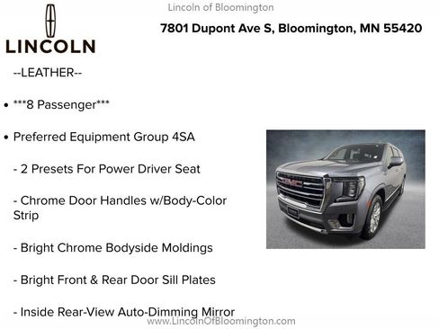 Used 2022 GMC Yukon XL SLT AWD/4WD image 5