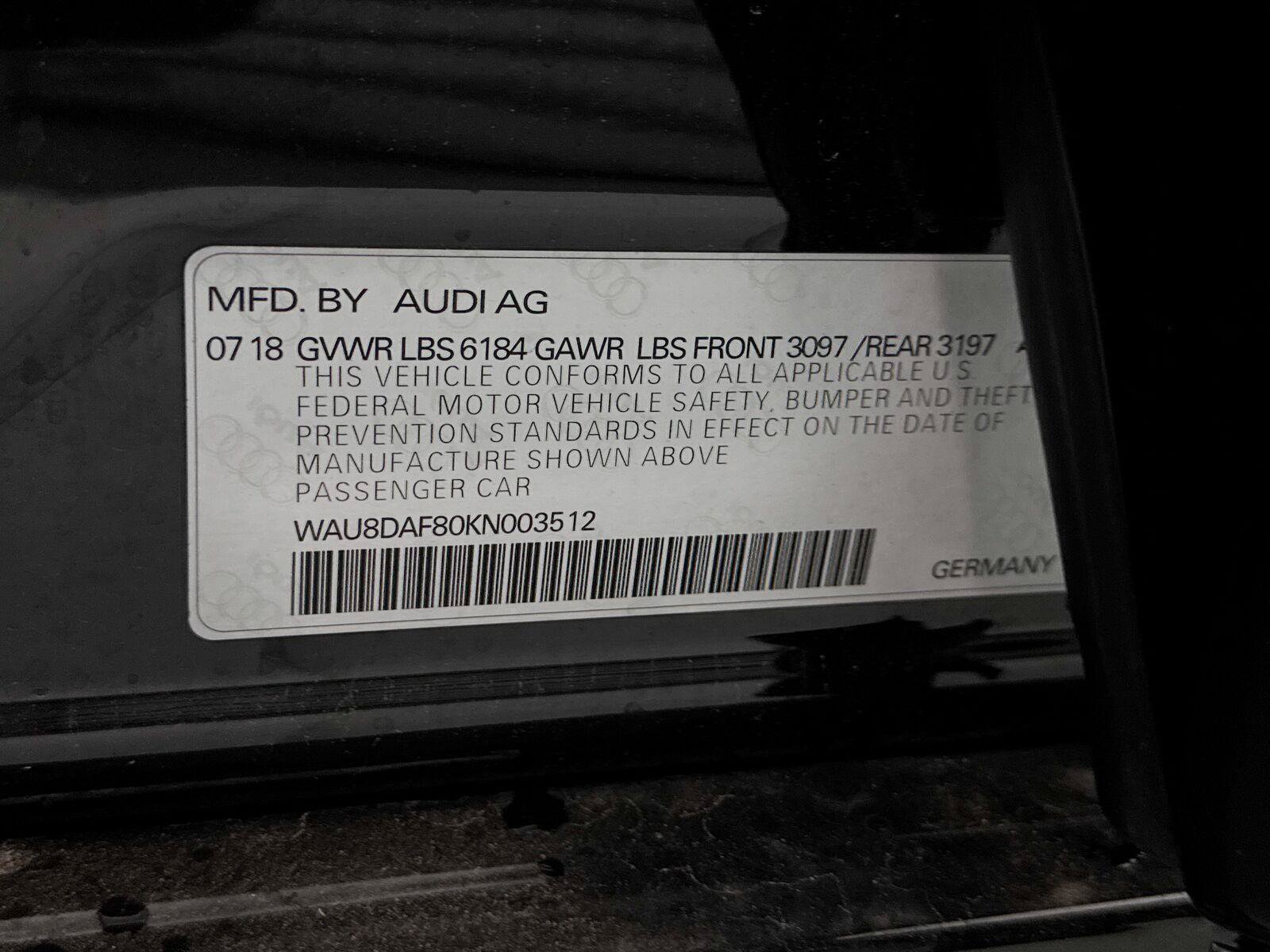 Used 2019 Audi A8 L 3.0T w/ Executive Package AWD/4WD image 40