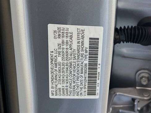 New 2026 Honda Pilot EX-L image 25