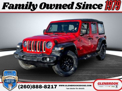Certified 2022 Jeep Wrangler Unlimited Sport image 1